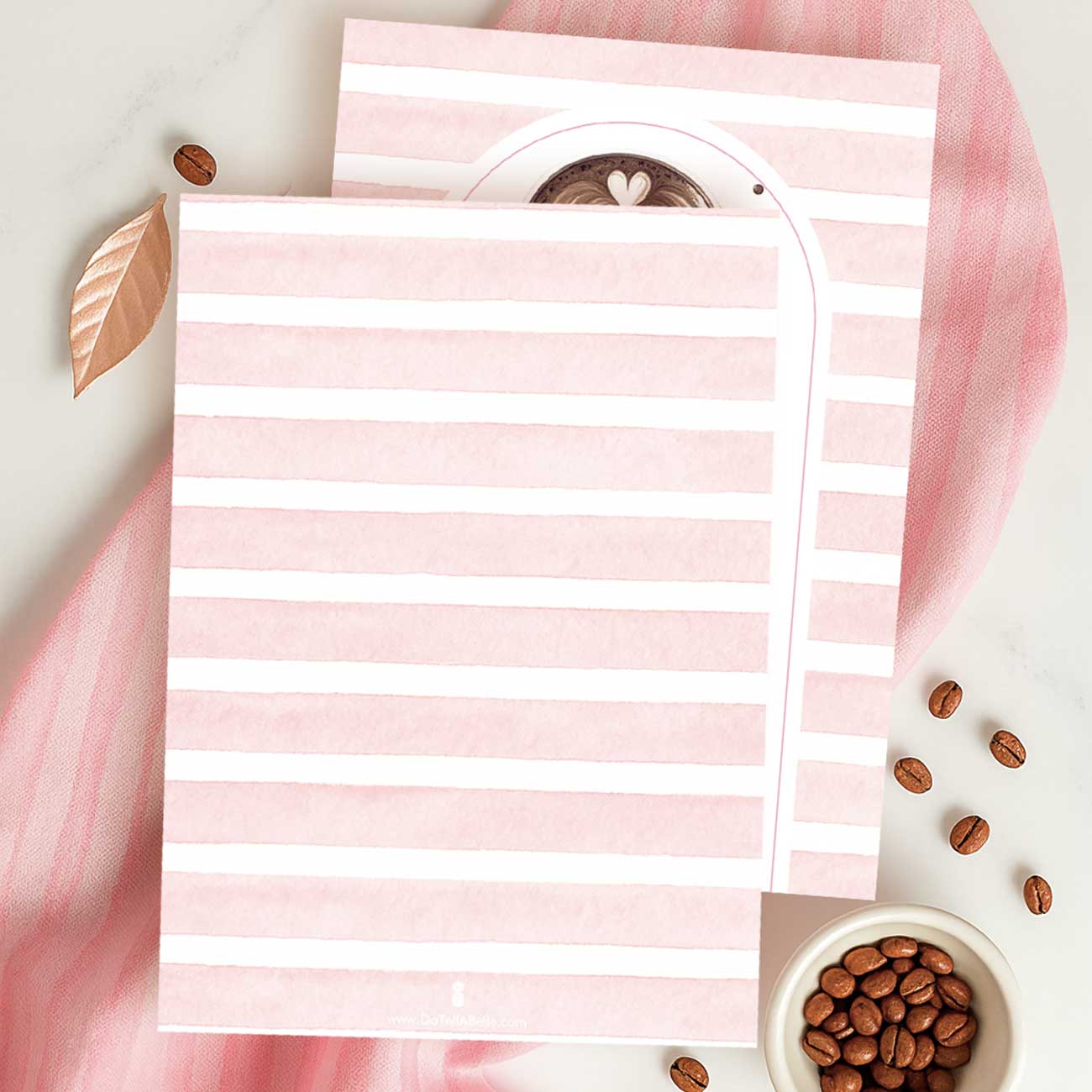 Pink Love Is Brewing Bridal Shower Invitations
