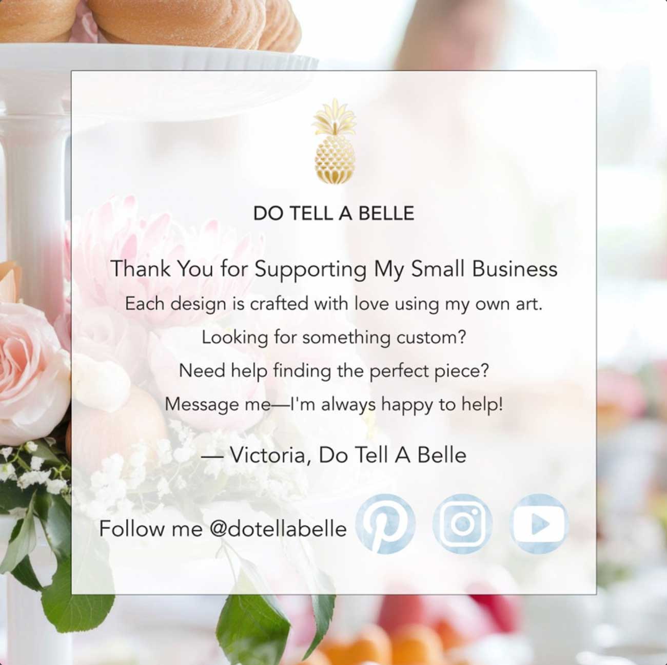 Shop Do Tell A Belle a small business in South Florida