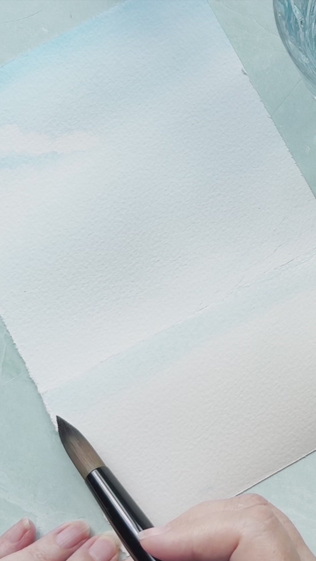 Watch behind the scenes as I paint the watercolor art for my rustic beach wedding invitations. By Victoria Grigaliunas of Do Tell A Belle