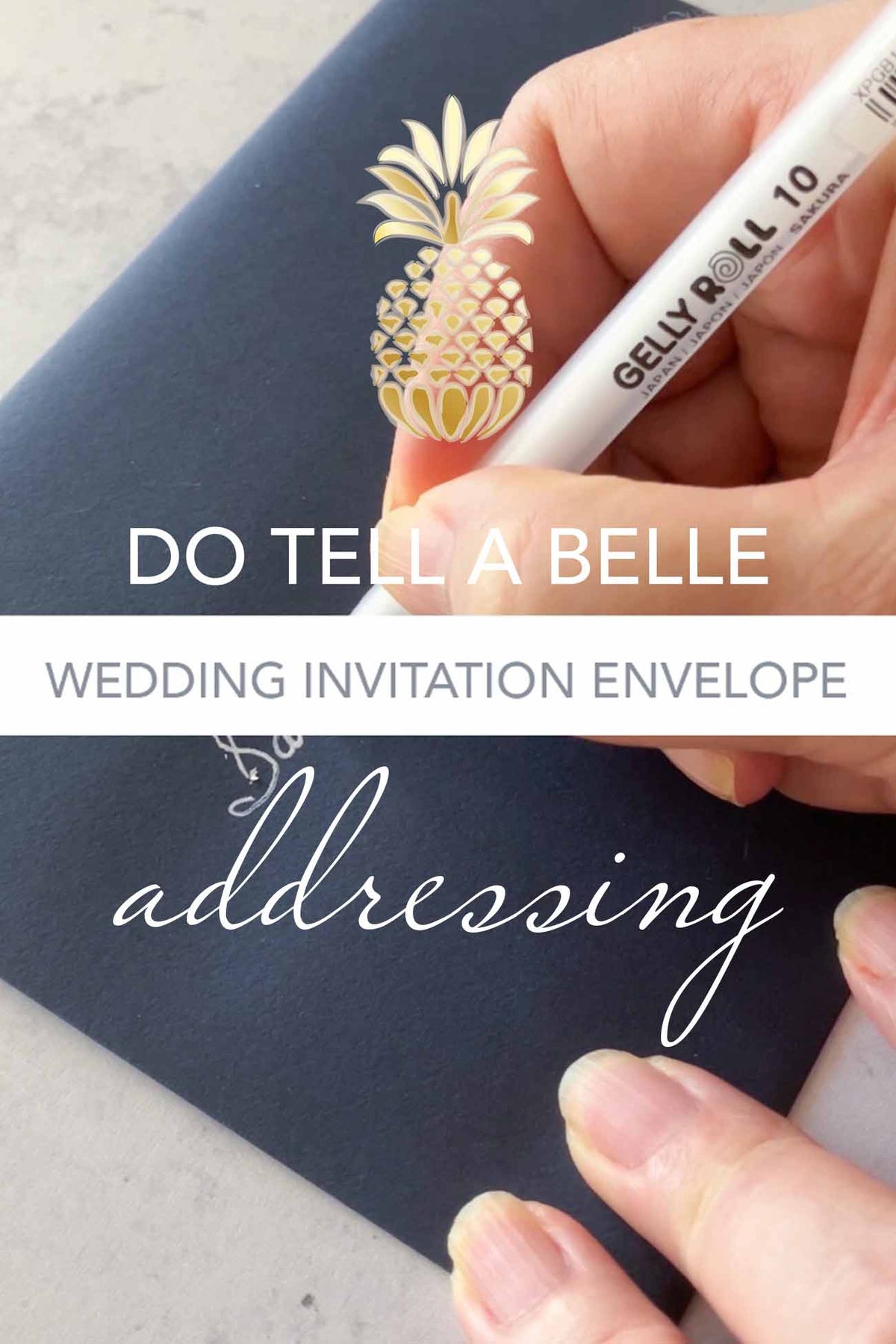 Hand Addressed Wedding Envelopes | Hand Lettering for Wedding Invitations | Palm Beach Gardens, Florida