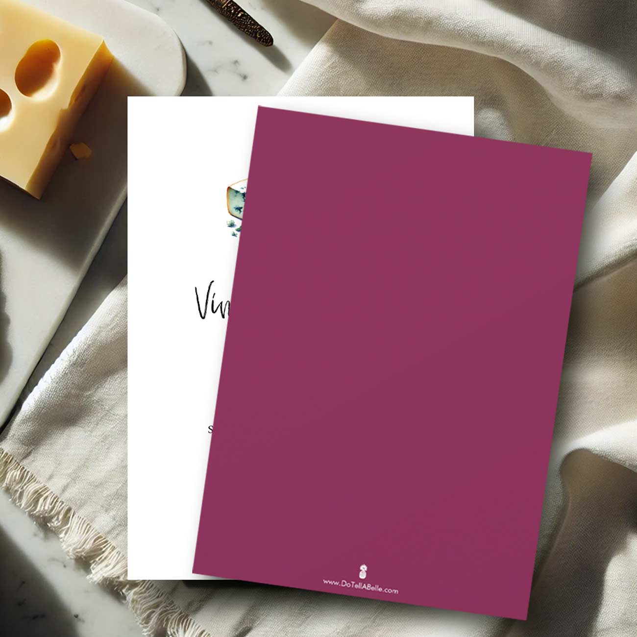 Wine Bridal Shower Invitation — Includes Free Matching Envelope Liner
